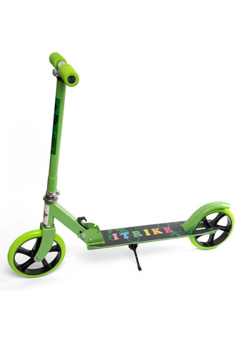 Самокат детский двухколесный складной SR2-010-4 самокат для детей от 5 лет Зеленый iTrike (354829540)