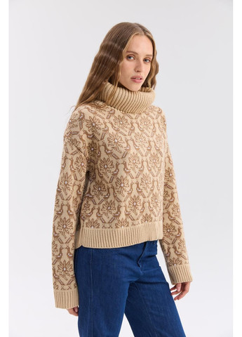 Бежевий демісезонний светр "мар'яна" MEREZHKA