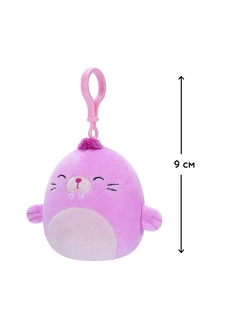 Мягкая игрушка Морж Пэпэ SQCP00150 на клипсе 9 см Squishmallows (377846793)