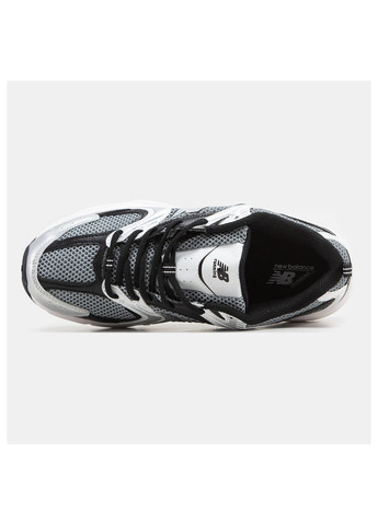 Черно-белые демисезонные кроссовки мужские New Balance 530