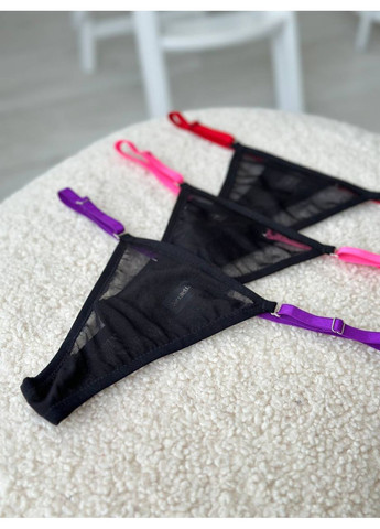 Стринги сеточкой с цветными боками и регулировкой Nicoletta стрінги (352477280)