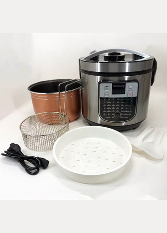 Мультиварка пароварка RB-6209 45 программ 6 л 1000W, Сенсорная мультиварка рисоварка Rainberg (364663956)