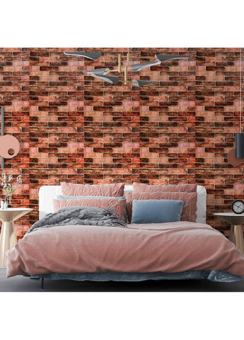 R179-2-20 Панель стеновая в рулоне 3D 700х19600х2мм Коричневый SW-00002280 Sticker Wall (360920475)