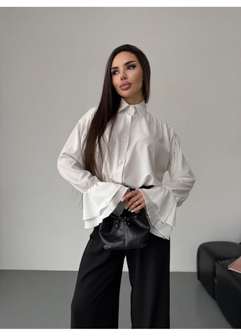 Молочна жіноча блузка Asi.Store.ua