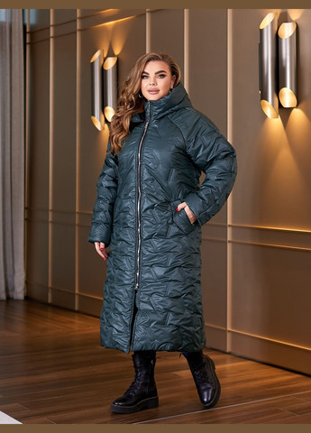 Изумрудная зимняя зимняя куртка-пальто куртка-пальто No Brand