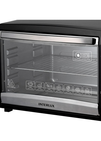 Духовка ILEO-0048BG (48 л, черная) INTERLUX (361311165)