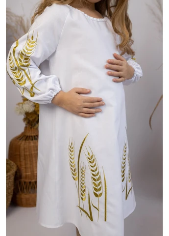 Вишита сукня для дівчинки Колоски Solovey 8428 (382516476)