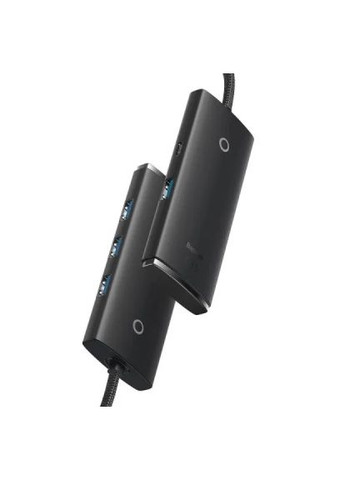 Концентратор (WKQX030401) Baseus USB-C to 4xUSB 3.0 1.0m black (366645630)