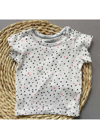 Голубая футболка набор 2 шт на девочку, белая, голубая Lupilu