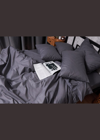 Комплект постільної білизни Бязь Gold Люкс євро 200х220 наволочки 2х70х70 (MS-820003197) Moon&Star Dark Blue (288043775)