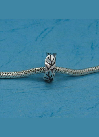 Серебряный шарм "Листочки" No Brand (350667307)