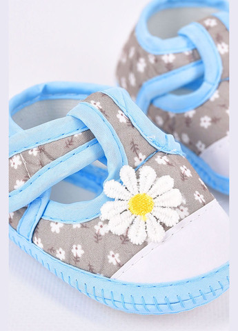 Пінетки дитячі для дівчинки сірого кольору Let's Shop (322812351)