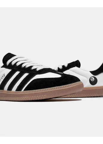 Цветные демисезонные кроссовки мужские adidas stussy x samba 8 ball concep адидас самба No Brand