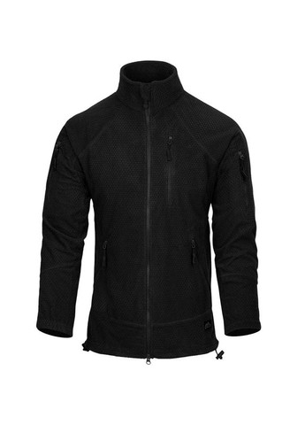 Куртка тактическая Флисовая на замке Черная ALPHA TACTICAL JACKET - GRID FLEECE S BLACK (BL-ALT-FG-01-B03-S) Helikon-Tex (292132265)