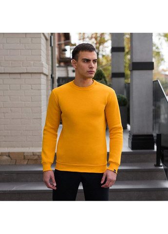 Жовтий світшот 007 зима жовтий Pobedov однотонний без декору (364864061)