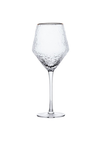 Набір келихів для вина Stunning фактурних 6 штук по 600 мл, золото Yiwu (322198950)