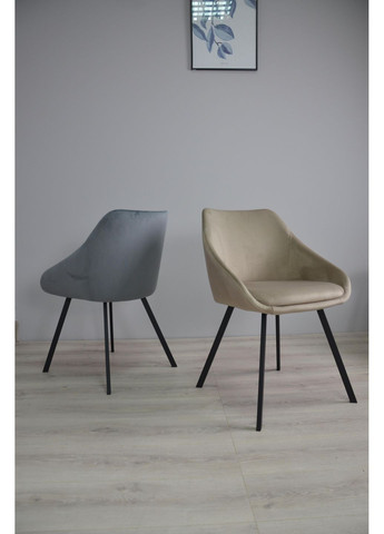 Стул кухонный PEPIO черный каркас/ велюр Intarsio (372178949)