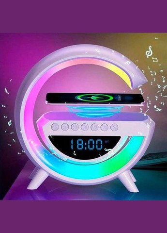 Нічник RGB BT-3401 світлодіодний музичний смарт-нічник колонка 10 Вт No Brand (317433688)
