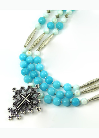 Ожерелье "Капля" Кварц, Перламутр, Кошачий глаз Fursa fashion (322313328)