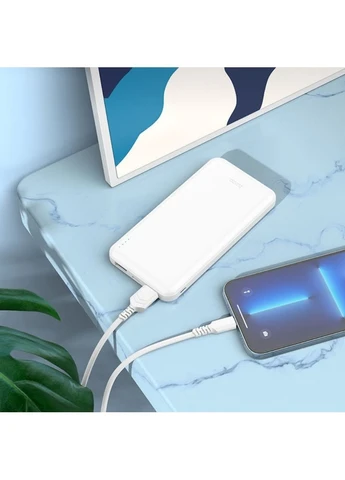 Powerbank J100 High-Ranking 10000 mAh White (715096) Hoco (385676412)