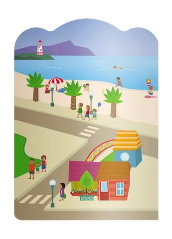 Багаторазові наліпки. Місто Кенгуру (370067124)