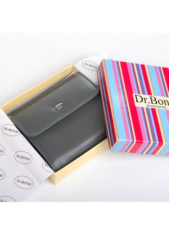 Шкіряний жіночий гаманець Rainbow WRS-33-1 gray Dr. Bond (360938746)