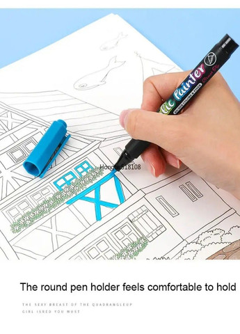 Маркер GuangNa Acrylic Marker GN.7100, акрилові маркери 100 шт, фарбувальні маркери для малювання, набор акрилових маркерів No Brand (352192389)