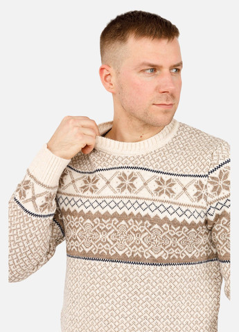 Мужской джемпер цвет молочный ЦБ-00263894 Gerekli (311504988)