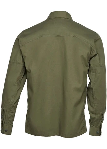Оливковая рубашка first tactical men’ v2 bdu long leeve hirt green No Brand