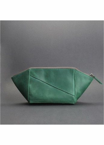 Жіноча шкіряна косметичка 2.0 зелена Crazy Horse (A-026304) BlankNote (329743070)