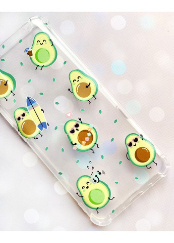 Чохол з потовщеними кутами на Samsung Galaxy S22 Ultra:: Авокадо на відпочинку (принт 302) CASE CONTROL (360702396)