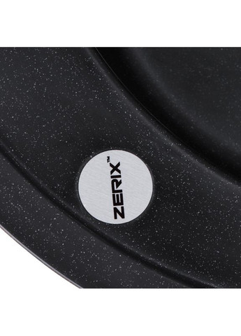 Кухонна мийка ZS-510R-03 чорного кольору (ZX4532) Zerix (370285913)