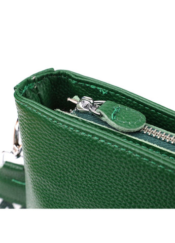 Стильная женская кожаная сумка на каждый день 22913 Зеленый Vintage (357494995)