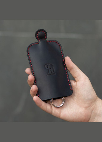 Ключниця Outside, чорна з червоною ниткою SD Leather (284725436)
