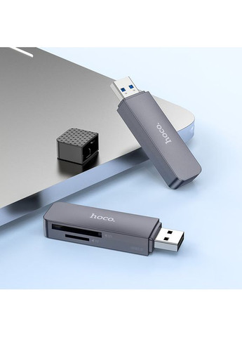 Картридер Spirit 2-in-1 USB 3.0 card reader (6942007620505) Hoco HB45 (372473512)