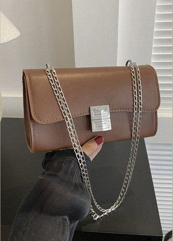 Женская сумка кросс-боди коричневая No Brand (290665286)