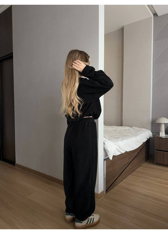 Жіночий теплий костюм із дабл-флісу із затяжками No Brand (364959108)