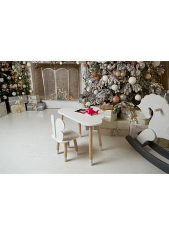 Дитячий столик Хмара та стільчик Метелик білий No Brand (331639998)