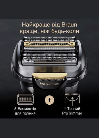Електробритва чоловіча Series 9 Pro plus 9517s Silver Braun (336876172)