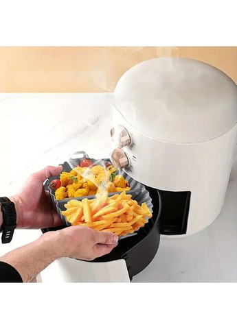 Силиконовая форма вкладыш раздельная для аэрогрилей и аэрофритюрниц HH-2189 розовый No Brand (349824808)