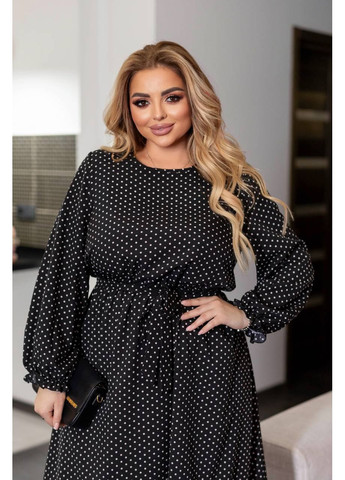 Черное платье софт,легкое и комфортное,с ремнем и резинка на талии Україна