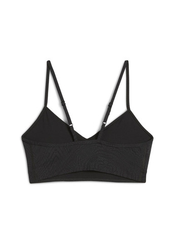 Чорний спортивний бра move cloudspun aop bra women Puma поліестер, еластан