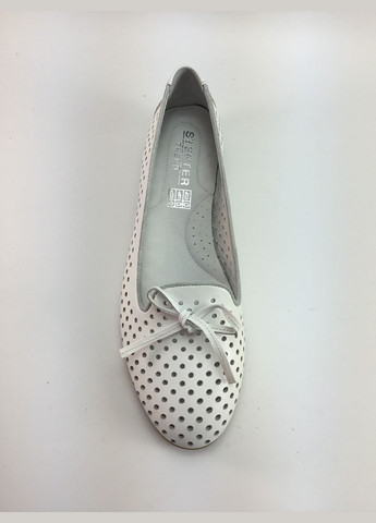 Stepter Жіночі літні туфлі білий з натуральна шкіра, україна — літо (329892787)