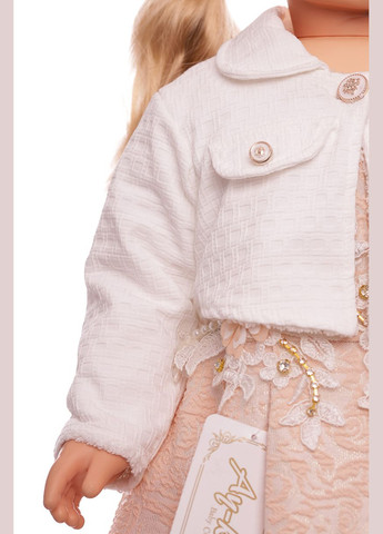 Бежева сукня зі шлейфом трикотажна бежева 104 см (35447) BABYKROHA (323469641)