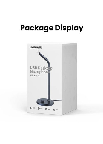 Мікрофон настільний CM564 всеспрямований, з регулюванням гучності (90416) Ugreen (300370020)