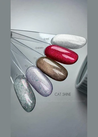 Гель-лак для нігтів Cat Shine "Котяче Око" 8 мл (Палітра) Saga (376998199)