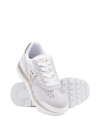 Белые всесезонные женские кроссовки ba4001px303 s1052 белая кожа Liu Jo