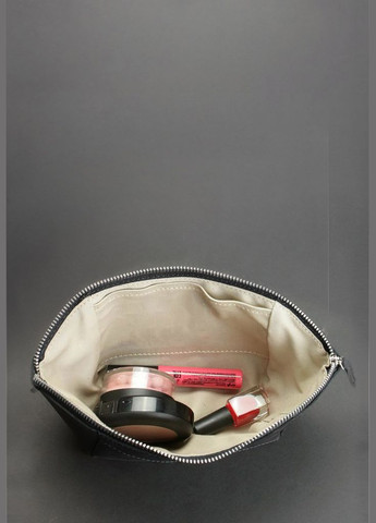 Жіноча шкіряна косметичка 2.0 чорна Crazy Horse (A-026302) BlankNote (329743013)