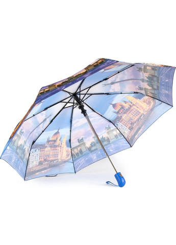 Синий женский зонт podsl213035 sl полуавтомат Podium (298473217)