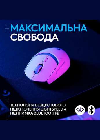 Мышь беспроводная G309 White (910-007207) Logitech (314975899)